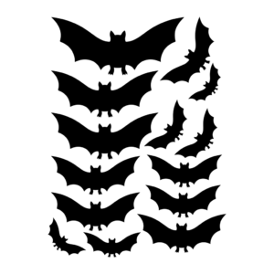 Wandtattoo Aufkleber Fledermaus Fledermäuse