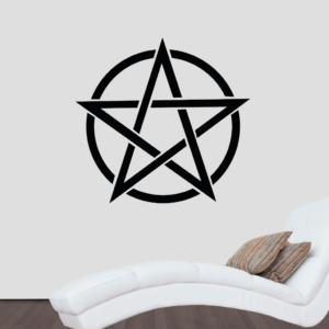 Wandtattoo Pentagram