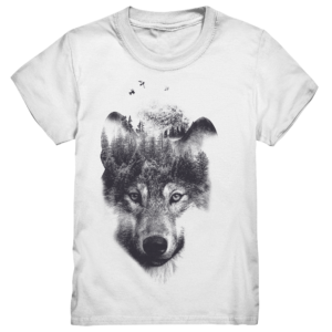 Kinder Kids Shirt Wolf