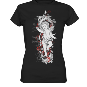 Damen Shirt Engraved Angel