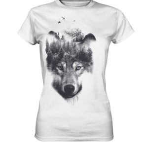 Damen Shirt Wolf