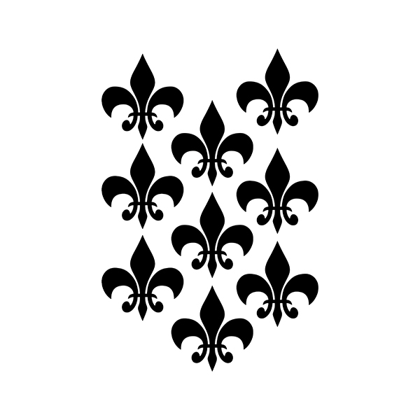 Wandtattoo Königslilie Fleur De Lis – Bild 3