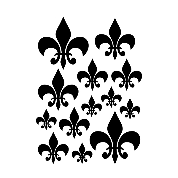 Wandtattoo Königslilie Fleur De Lis – Bild 5