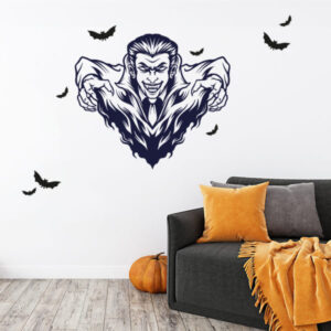 Wandtattoo Dracula Vampir Fledermaus
