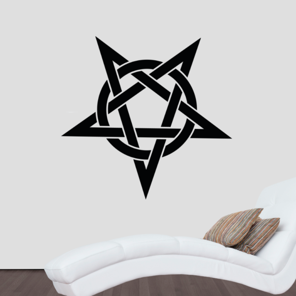Wandtattoo Pentagramm Drudenkreuz