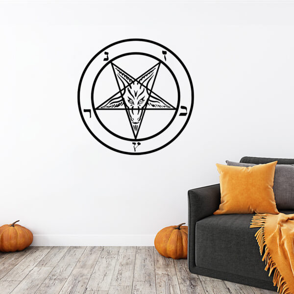 Wandtattoo Baphomet