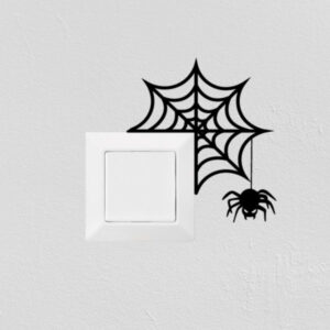 Wandtattoo Spinne mit Netz