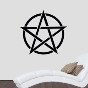 Wandtattoo Pentagramm