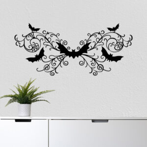 Wandtattoo Fledermaus Ranke