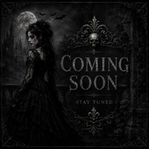 Gothicmensch Platzhalter Bild, eine Gothiclady in der Nacht